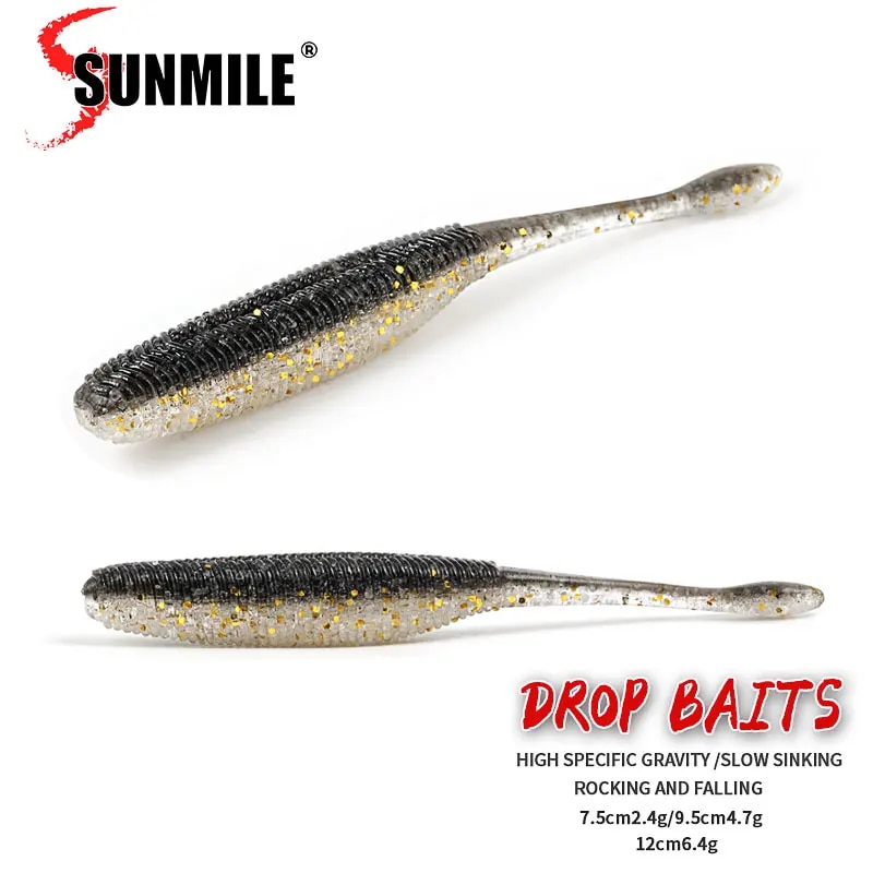 Fishing Equipment Deals - SUNMILE เหยื่อตกปลา DROP เหยื่ออ่อน 7.5/9.5/11.5 ซม.ล่อ