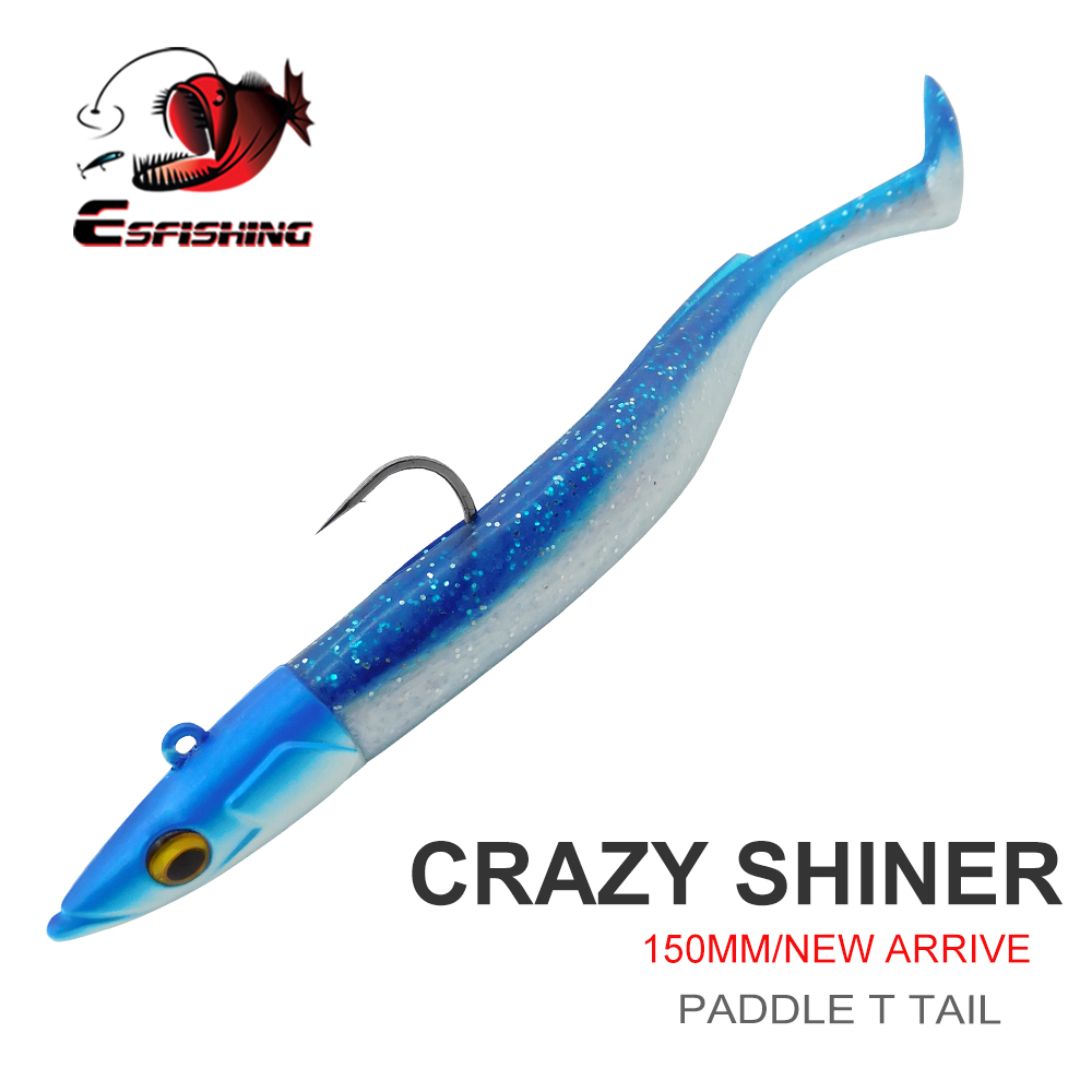 Fishing Equipment Deals - ESFISHING เหยื่อตกปลาแบบนิ่ม Leurre Souple Crazy Paddle