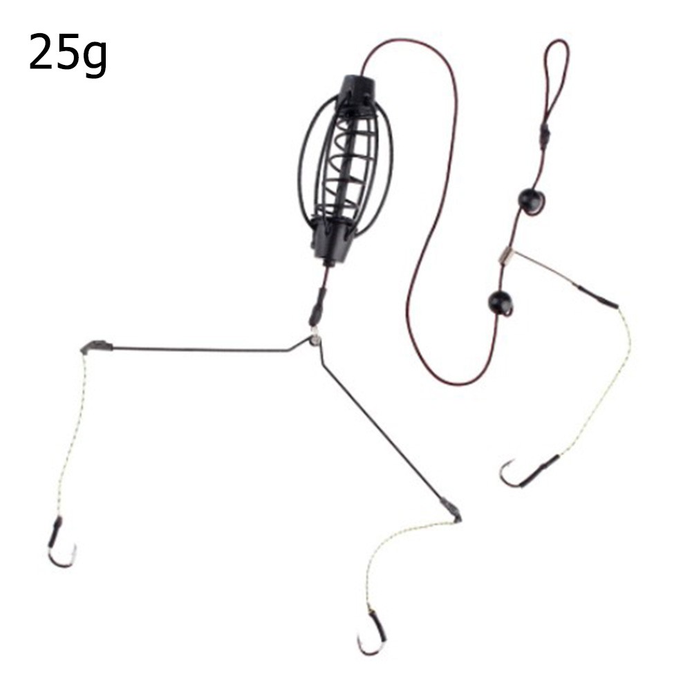 Fishing Equipment And Tools - 1PCS ปลาคาร์พตกปลา Feeder ปลาคาร์พยุโรปกรงตกปลา Hook RIG
