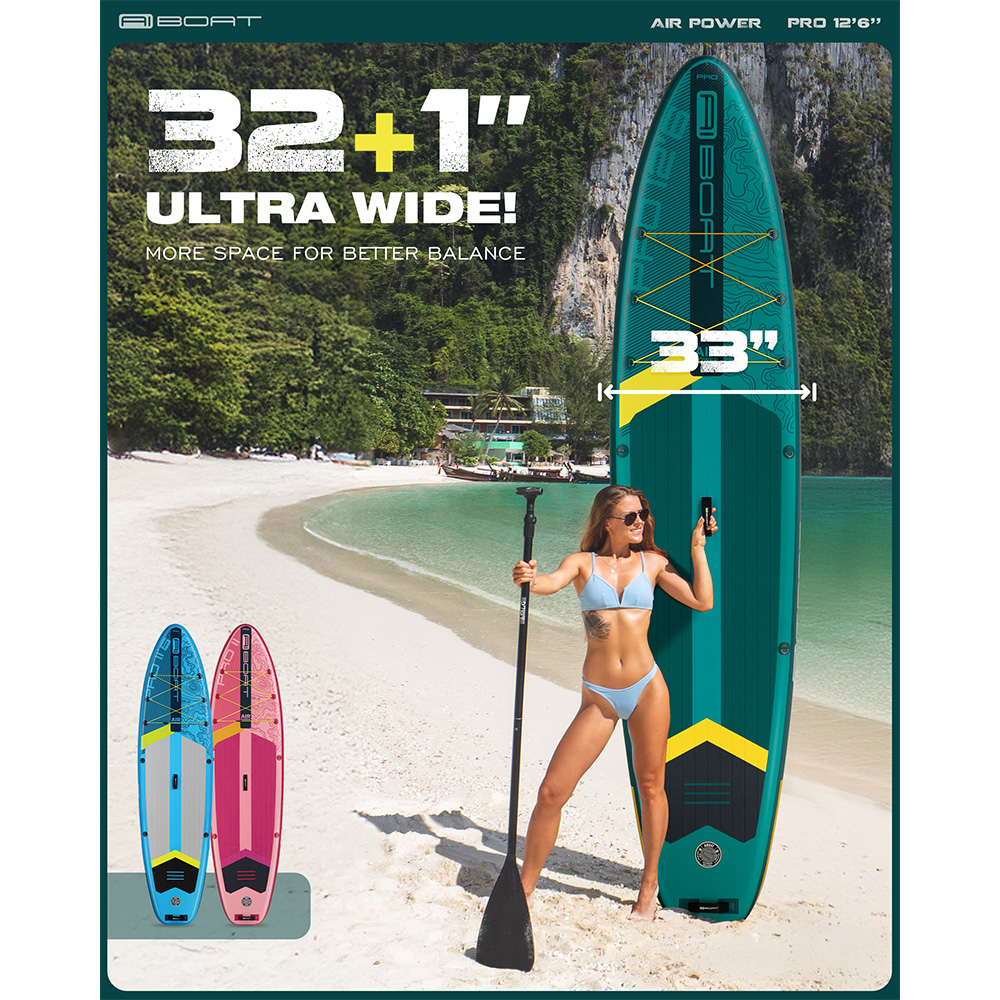 AIBOAT Green Pro SUP บอร์ดพายล - Fishing Equipment Stores บทวิจารณ์และราคา