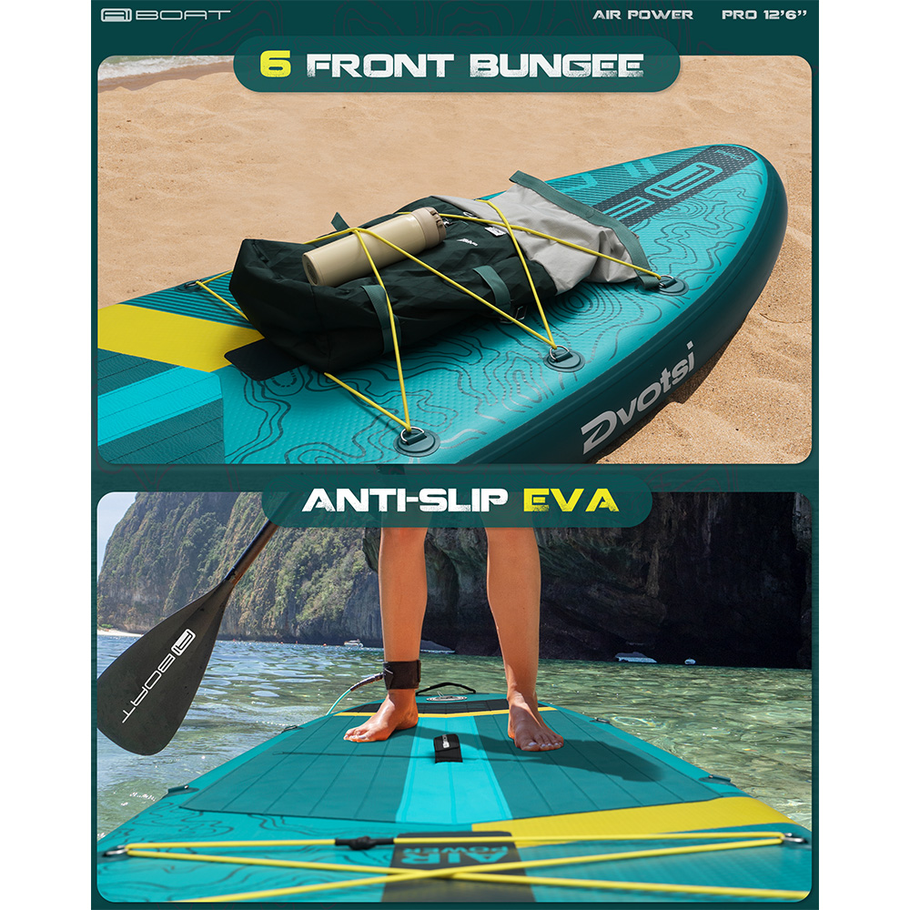 AIBOAT Green Pro SUP บอร์ดพายล - Fishing Equipment Stores บทวิจารณ์และราคา