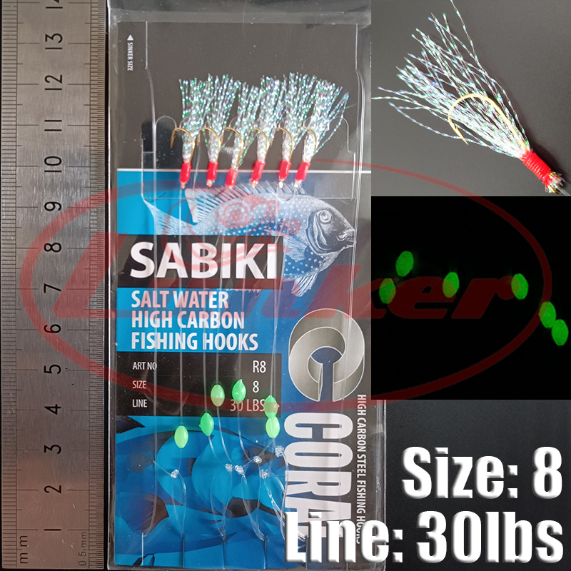 Lunker sabiki rig hooks เรืองแ - Fishing Equipment Deals บทวิจารณ์และราคา